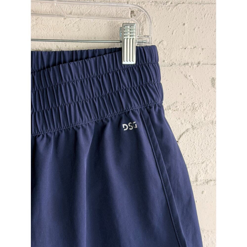 DSG Navy Running Shorts Medium Athletic Lined Workout Activewear Women - Picture 3 of 7